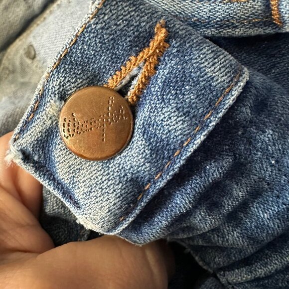 Vintage 90's WRANGLER Jeans High Waist Dark Wash Straight Leg Denim - Picture 12 of 12